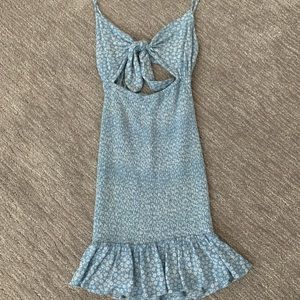 Oven drive blue tight dress